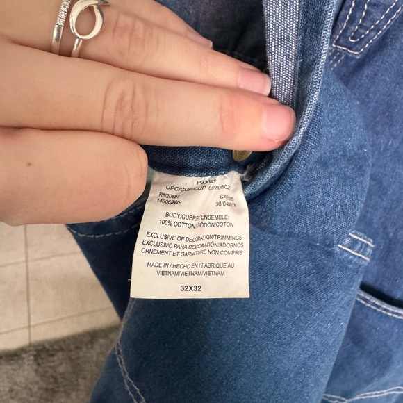 USED DENIM LIBERTY OVERALLS SIZE 32x32 - Picture 5 of 7